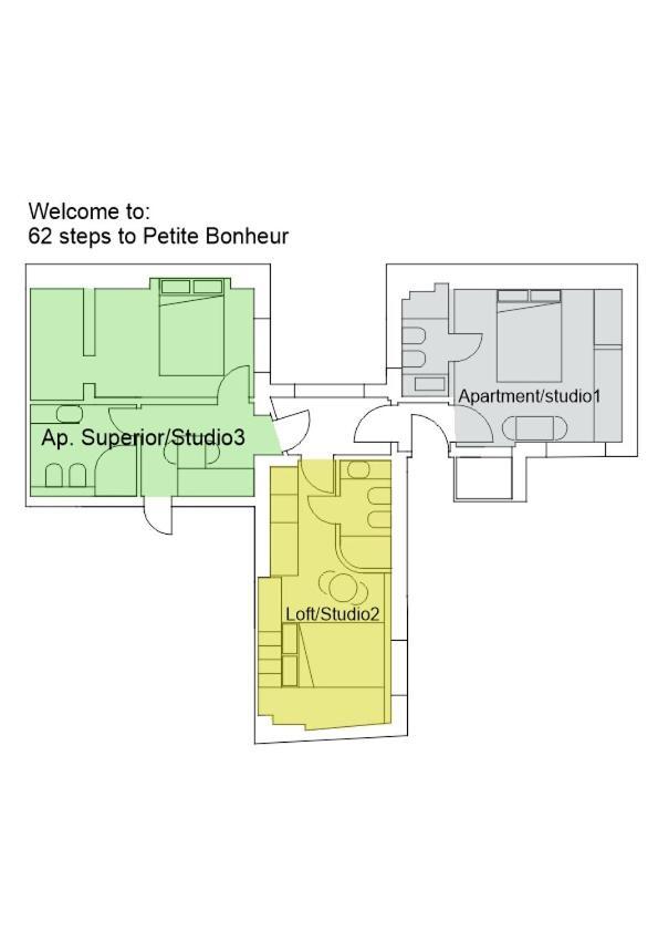 公寓 62 Steps To Petit Bonheur